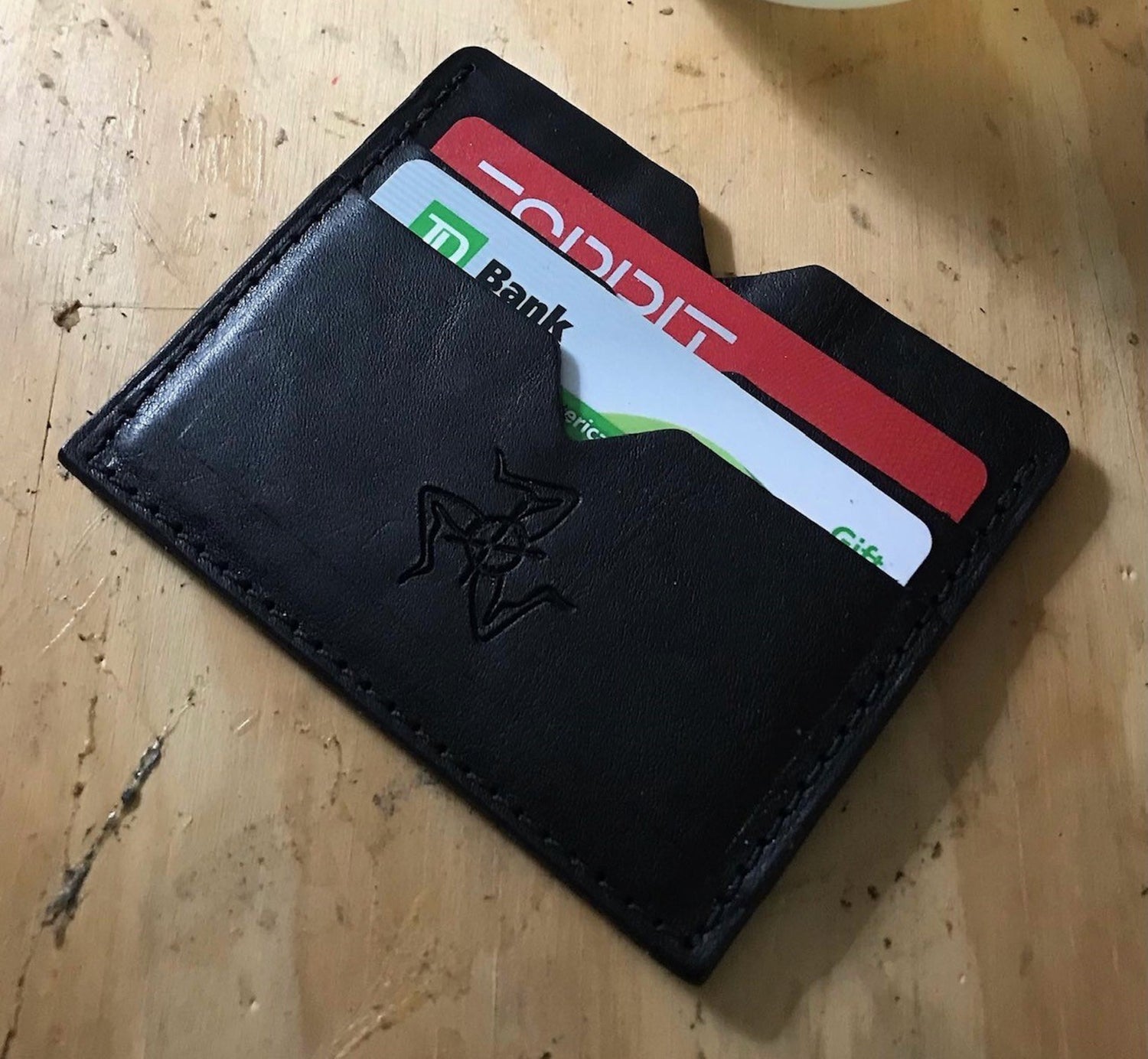 Horizontal Card Case Black