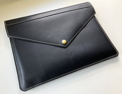 LAPTOP SLEEVE Black Nappa