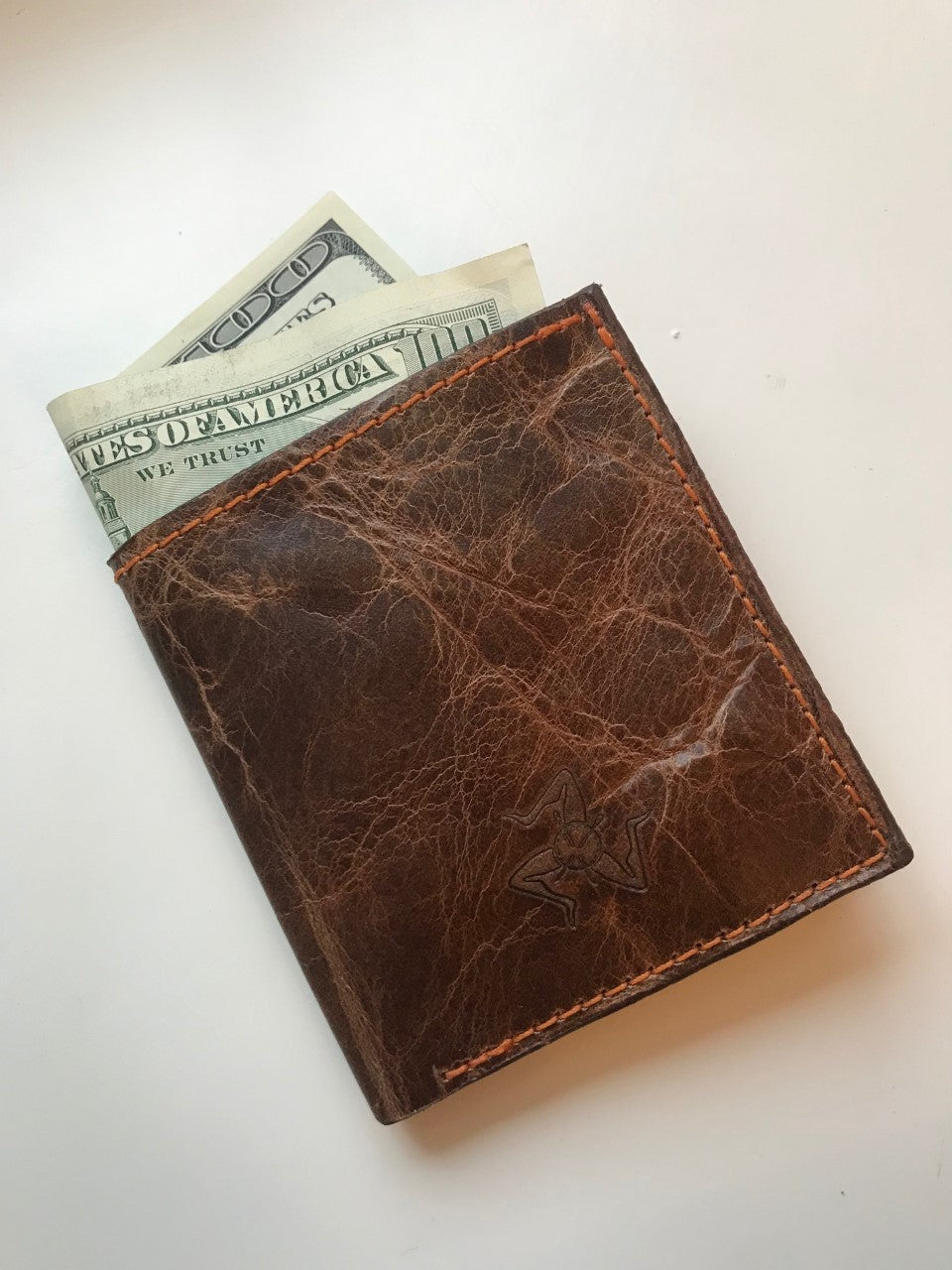 Billfold Marble Brown