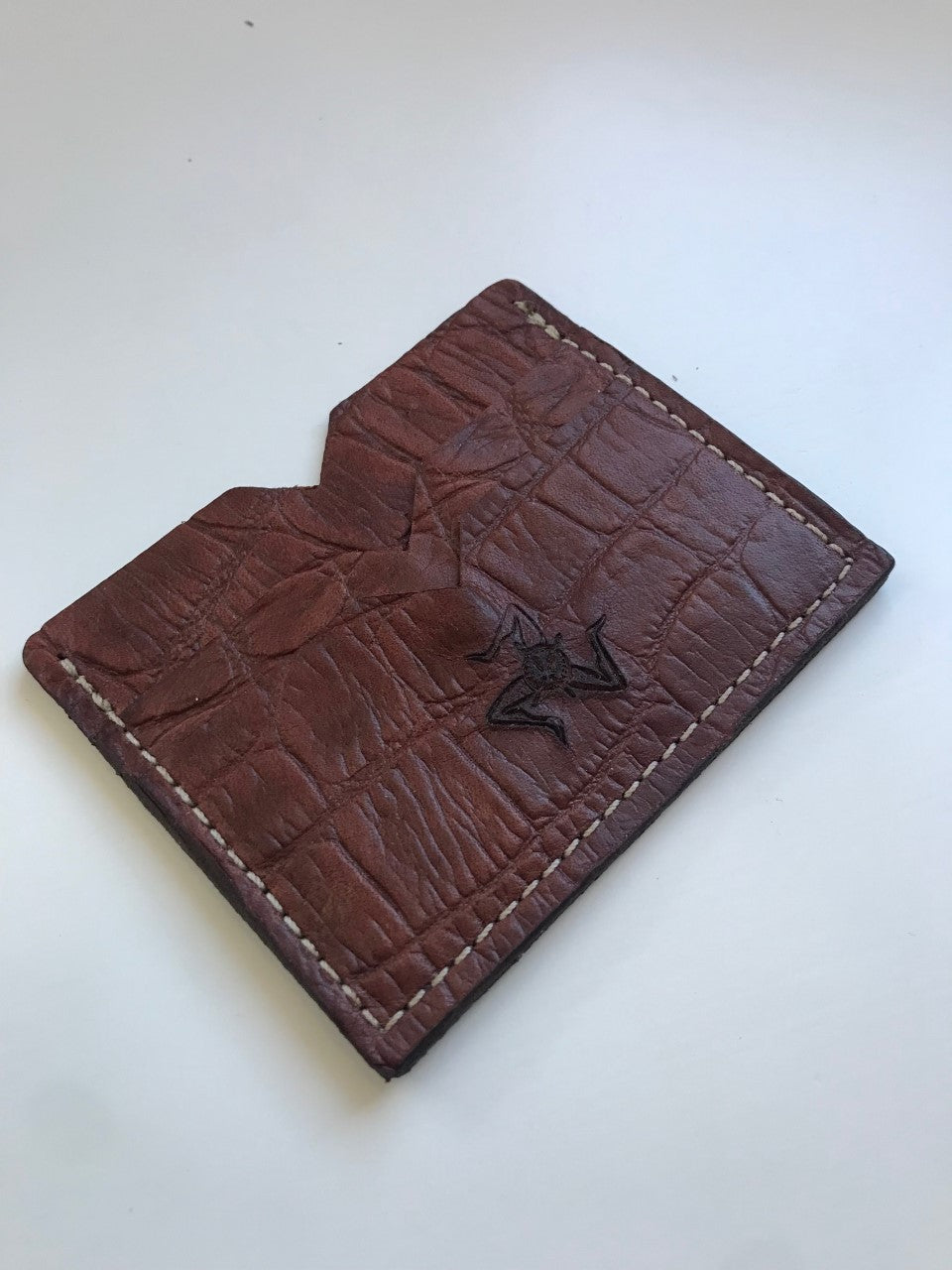 Horizontal Money Card Case Brown