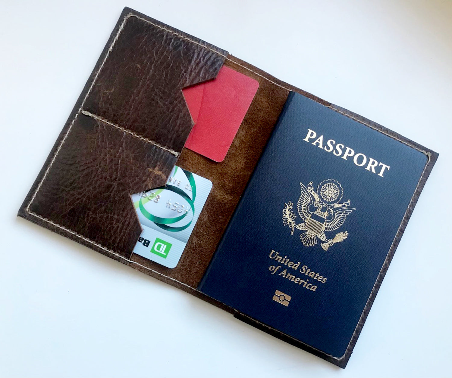 Passport Holder Brown