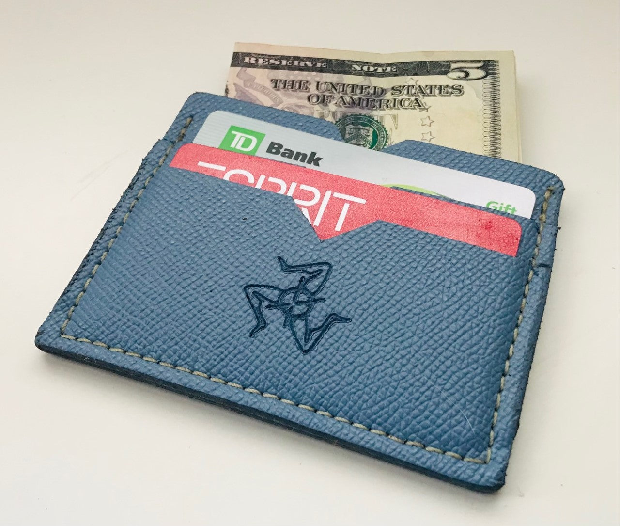 Horizontal Money Card Case Celeste