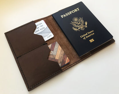 Passport Holder Dirty Tan