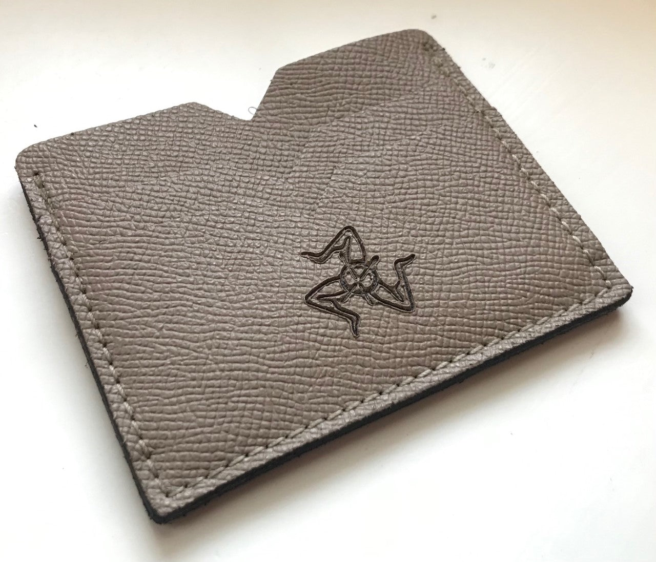 Horizontal Money Card Case Macchiato / Beige