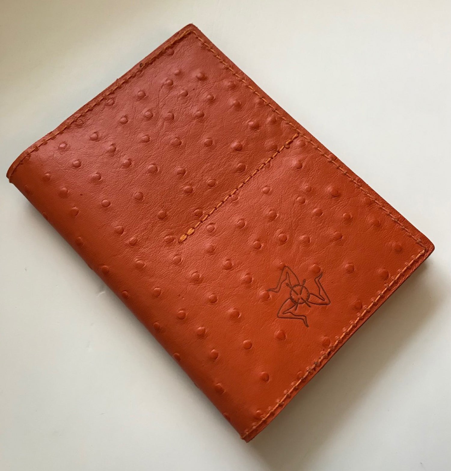 Passport Holder Orange Wallets