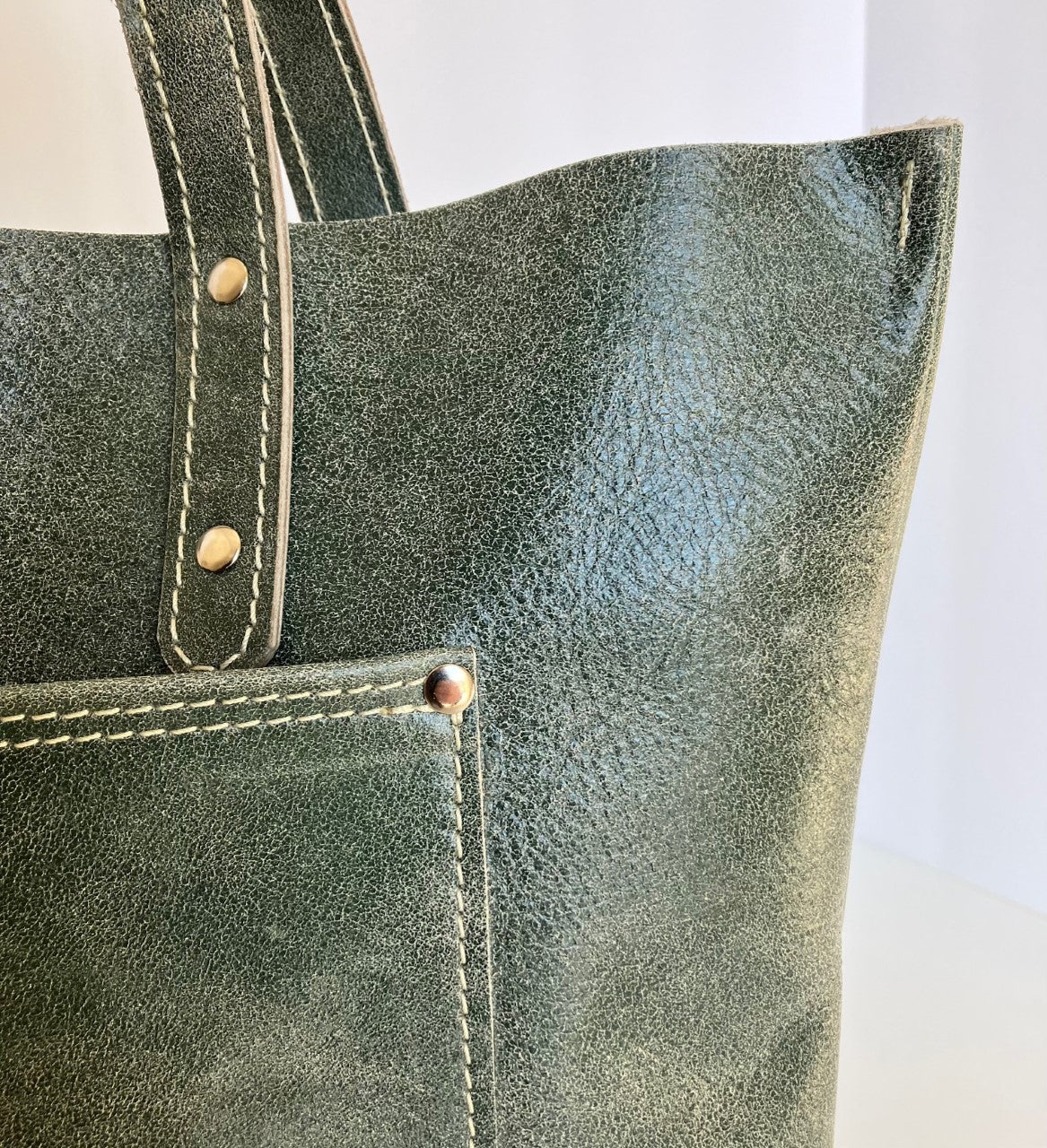 Tote Bag Distressed Slate