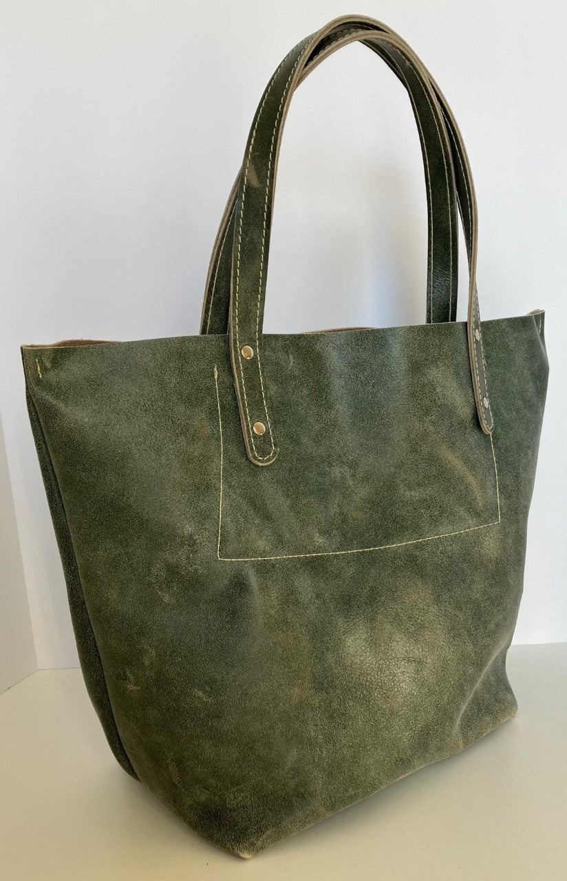Tote Bag Distressed Slate